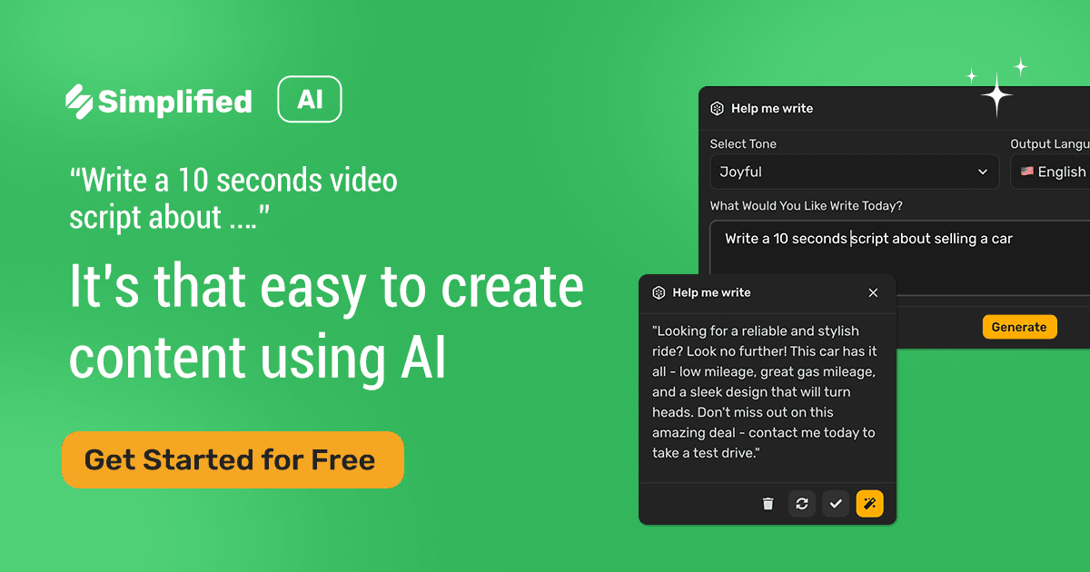 Try Simplified — affiliate link